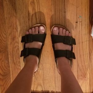 Black Birkenstocks